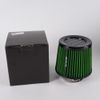 3" 76mm Green Inlet High Flow Cold Air Intake Dry Filter Round Cone Replacement