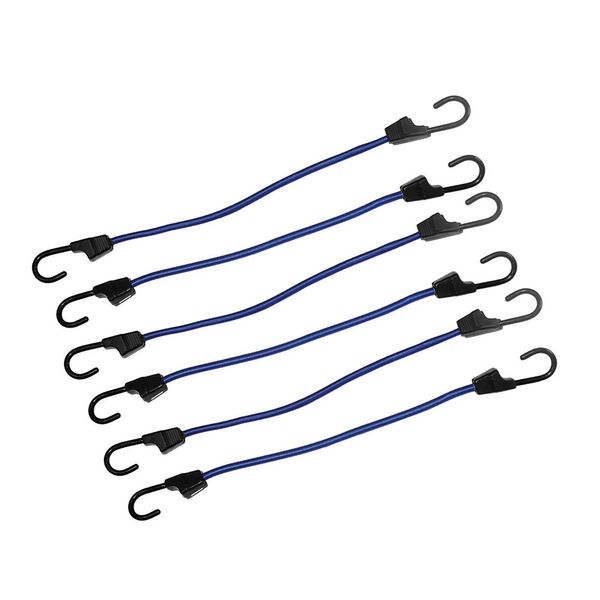 Silverline Bungee Cords 6pk 400mm (140821)