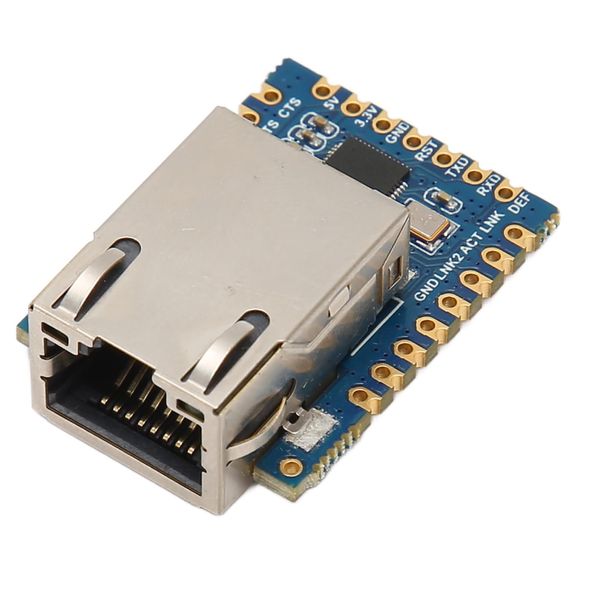 Denash TTL Serial Port to Ethernet Module, TCP, UDP, UART Network Converter Module, Industrial Microcontroller, for Data Acquisition, Iot for Gateway