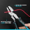 DURATECH 9.5inch High Leverage Lineman Plier Heavy Duty Side Cutter for Crimping