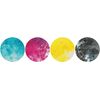 Nuvo Shimmer Powder Bold Block Bundle - Blue Blitz, Cherry, Solar Flare and Storm Cloud - 4 Bottles
