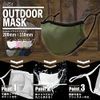 DaLaCa Mask, Reusable, Washable, Mesh Fabric, 2-Way Mask for Outdoor Manufacturers, Easy Breathing, 8 Colors to Choose from. (Pack of 2, Light Gray)