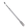 Cuticle Pusher Stainless Steel Nail Scratching with Cuticle Pressing 2-Way Double-Sided Cuticle Treatment