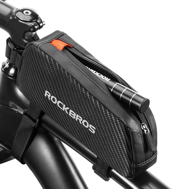 Rockbros bike bag waterproof top tube phone bag front frame best sale mountain