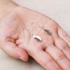 Philip Jones Sterling Silver Infinity Curve Earrings