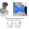 2 Pack Bone Car Neck Pillow Head Rest Memory Foam Travel Support Cushion Blue