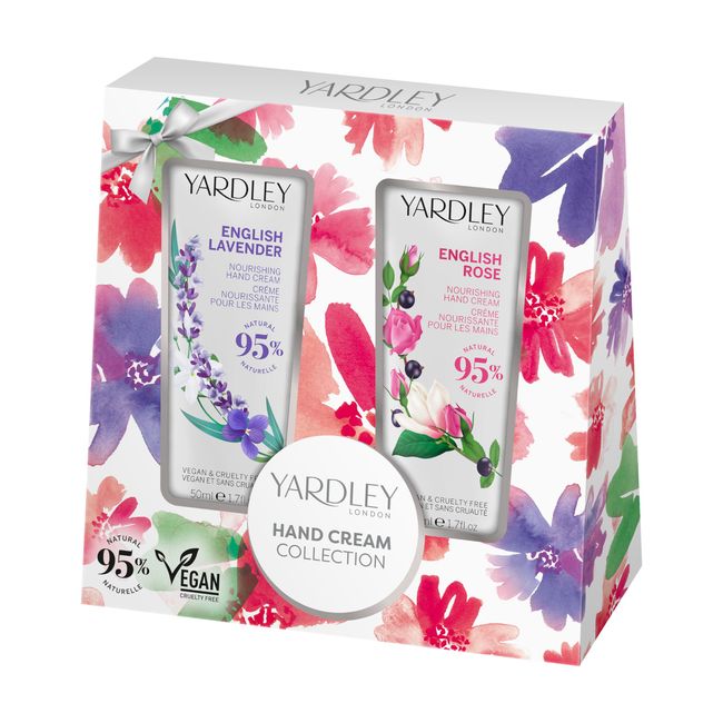 Yardley Hand Cream Duo Set - 2x50ml - Christmas Gifts - Gifts for Her - Birthdays