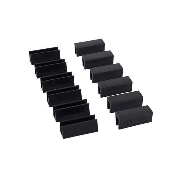 Lucas Toys Train Track Clips for Lionel O-Gauge FasTrack Tracks, Pack of 12 (...