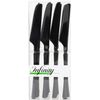 Disposable Heavy Weight Black Plastic Knives 32pcs