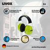 Uvex K4 Ear Defenders Adjustable Ear Defenders