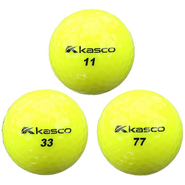 Casco Golf Balls DNA 2 Piece Ball Net Pack Yellow
