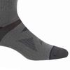 Adult's 2 Pair Wool Hiker Socks Black/Dark Red 9-12