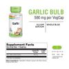 Solaray Garlic Bulb 500 mg | 100 VegCaps