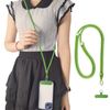 TZ-GSPTLV Smartphone Strap, Shoulder Strap, Adjustable Length, Tag Patch, Neck Strap, Compatible with All Smartphones, iPhones, Android Models, Multi-Purpose, Durable, Lost and Fall Prevention