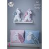 King Cole Unicorn and Cushion Knitting Pattern (Leaflet) 9087