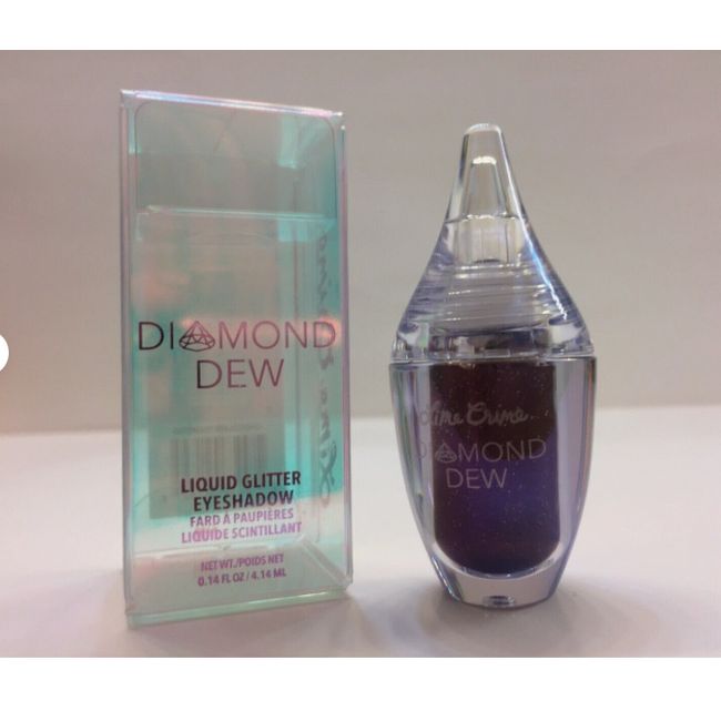 Lime Crime Diamond Dew Liquid Glitter Eyeshadow ‘Chocolate Diamond’ Brand New