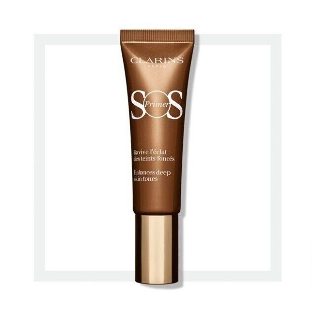 Clarins SOS Face Primer 1oz Enhances Deep Skin Tones Preps & Moisturizes 07 Moch