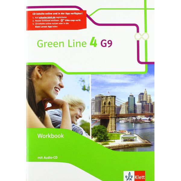 Green Line 4 G9: Workbook mit Audio-CD: Workbook mit Audios Klasse 8 (Green Line G9. Ausgabe ab 2015)