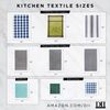 DII Cleaning Collection Multi-Purpose Microfiber, Black Damask, Dishtowel Set