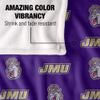 James Madison University Dukes Blanket, 36"x58" Logo Pattern, Silky Touch Super Soft Throw