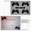 Olivia Samuel 20 x Gaming Party Invites from Ready to Write Invitations with envelopes.