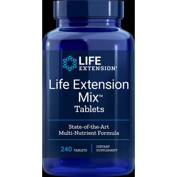 LIFE EXTENSION MIX (Multi-Everything) 240 TABLETS Giant Bottle