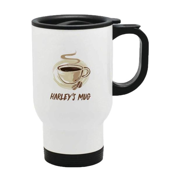 Personalised Thermal Travel Mug Flask Coffee Tea Mug 11
