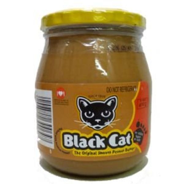 Black Cat Smooth Peanut Butter - No Added Sugar or Salt - 400g