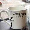 Dreamair 1 Pint Fine Bone China Mug Dogs