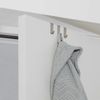 Tiger Basic Door hook 40 mm, Brushed stainless steel, 57x126x57mm