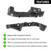 1 Pair Left and Right Side Front Bumper Bracket Bumper Retainer Support - Compatible for Chevy Malibu 2016-2022 - Replace Part 84081022