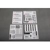 DJI Phantom 3 Standard White/Black Sticker Combo Set ID Marking Decal