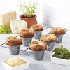 Chicago Metallic Professional 6-Cup Popover Pan with Armor-Glide Coating, Silver