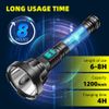 Rechargeable LED Flashlight Tactical Police Super Bright Torch 3 Mode Light Lamp