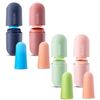 Adcey Earplugs for Sleep, Unprecedented Comfort, No Ear Pain, Soundproof, Noise Reducing, 38 dB Noise Reduction, Memory Foam, Noise Canceling, Reusable, Washable, Airplanes, Work, Studying, Storage Case Included (4 Pairs)
