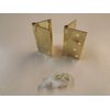 Penrod Door Hinges, Polished Brass, 4 Inch, Pair.