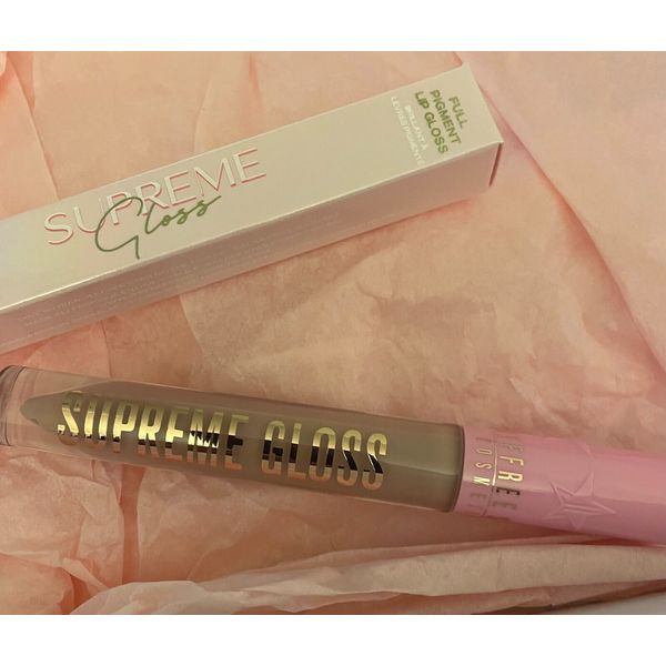 JEFFREE STAR COSMETICS SUPREME LIP GLOSS (BLOW MY CANDLES) FULL PIGMENT LIPGLOSS