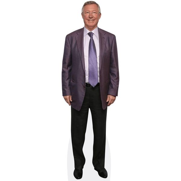Alex Ferguson (Purple Tie) Mini Size Cutout
