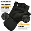 BEAR GRIP - weight lifting gloves with wrist support wraps (X-Large)