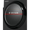 Boytone Wireless Bluetooth Stereo Audio Speaker System SD AUX USB FM Radio   