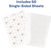 50 Self-Adhesive Laminating Sheets, 9x12 Inches for Quick Document Protection
