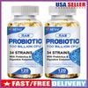 120 Digestive Enzymes Prebiotic & Probiotics Gas, Constipation & Bloating Relief