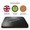 Great Single Coaster Square BW - Cargo Container Ship |Glossy Quality Coasters | Tabletop Protection for Any Table Type #35810