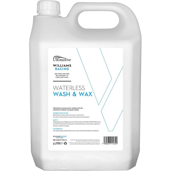 Rokit Williams Racing 5L Waterless Wash and Wax refill bottle