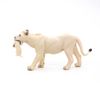 Papo White Lioness with Cub Figure, Multicolor