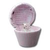 Glass Bear in a Cupcake Shaped Gift Box for a Special Mum