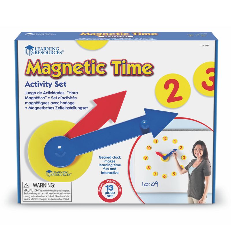 Learning Resources Magnetic Time Activity Set - Online Marketplace ...