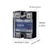 SMGDA Solid State Relay DC to AC Input 3-32VDC to Output 24-480VAC 40A Single Phase Plastic Cover