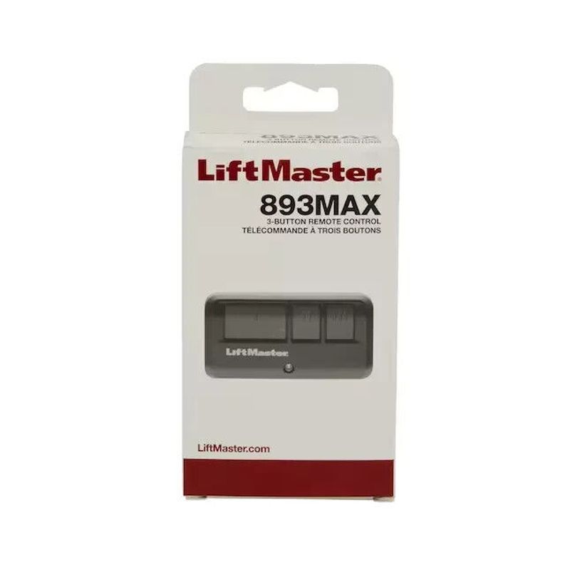 893MAX 3 Button LiftMaster Visor Remote Control Garage Door Opener ...