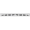 CLOPAY Garage Doors WHITE SUNSET 505  Window Inserts/Short Panel  Set of 8